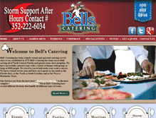 Tablet Screenshot of bellscatering.com